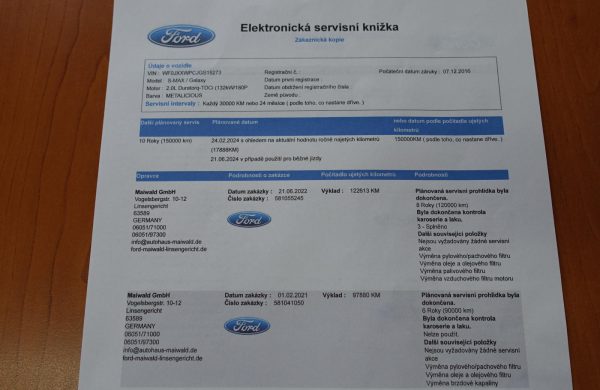 Ford S-MAX 2.0 TDCi Titanium 132 kW, nabídka A101/22