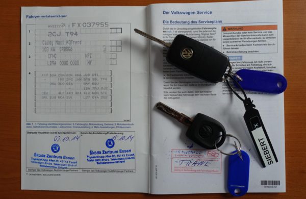 Volkswagen Caddy Maxi 2.0 TDi CZ NAVI, VYHŘ. SEDADLA, nabídka A107/19