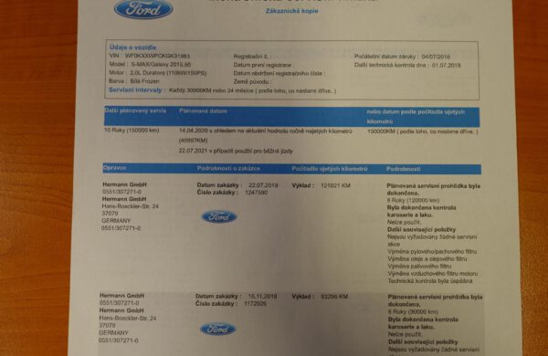 Ford Galaxy 2.0 TDCi 4×4 Titanium,WEBASTO,SYNC3, nabídka A112/21