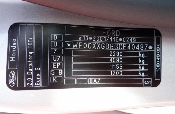Ford Mondeo 2.0 TDCi Titanium NAVI, ZIMNÍ PAKET, nabídka A113/18