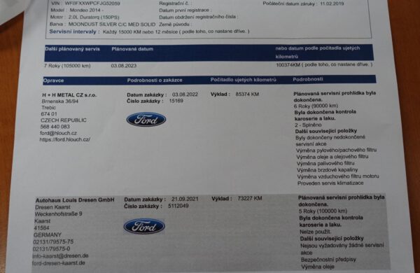 Ford Mondeo 2.0 TDCi Titanium ACC TEMPOMAT, nabídka A113/22