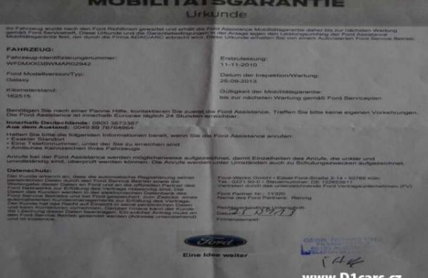 Ford Galaxy 2.2 TDCi Titanium NOVÝ MODEL, nabídka A11/14