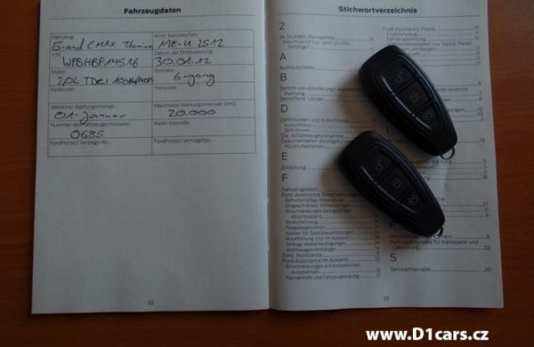 Ford Grand C-MAX 2.0 TDCi Titanium NAVIGACE, PANORAMA, nabídka A121/16