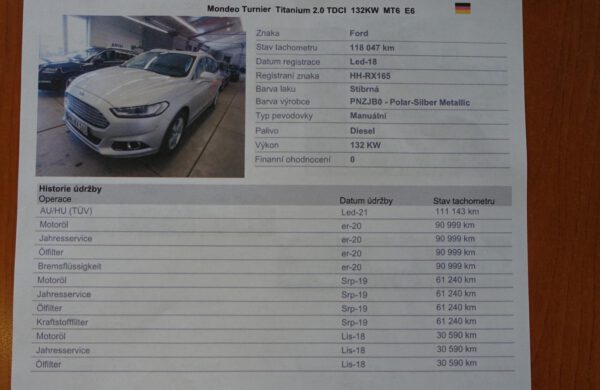 Ford Mondeo 2.0 TDCi 132 kW Titanium LED SVĚTLA, nabídka A126/21