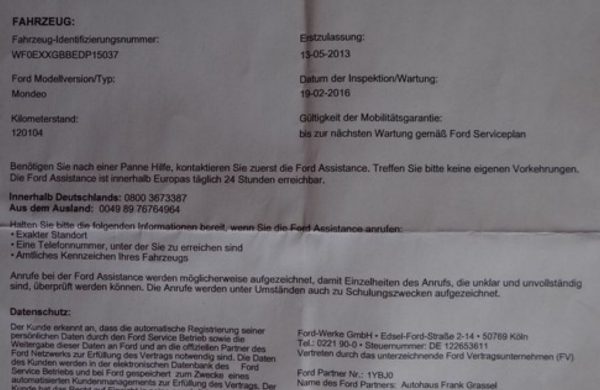 Ford Mondeo 1.6 TDCi 85 kW Titanium XENONY, nabídka A130/16