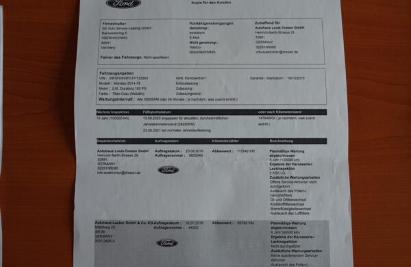 Ford Mondeo 2.0 TDCi Titanium CZ NAVI, nabídka A132/20