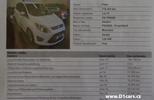 Ford C-MAX 2.0 TDCi 120kW Titanium NAVI,KAMERA, nabídka A138/17