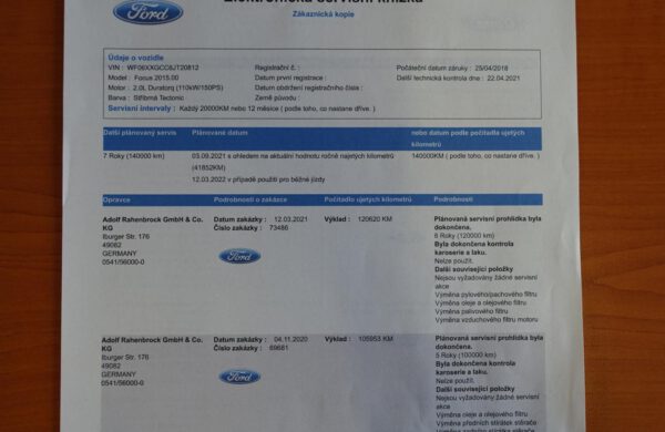 Ford Focus 2.0 TDCi Business SYNC 3, nabídka A141/21