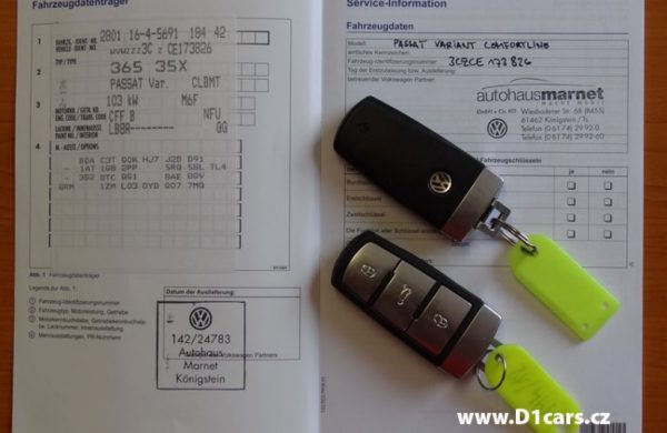Volkswagen Passat 2.0 TDi Comfortline BI-XENONY, nabídka A143/16