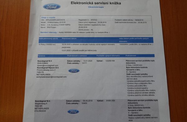 Ford S-MAX 2.0 TDCi Titanium SYNC 3, ZIMNÍ PAK, nabídka A148/21