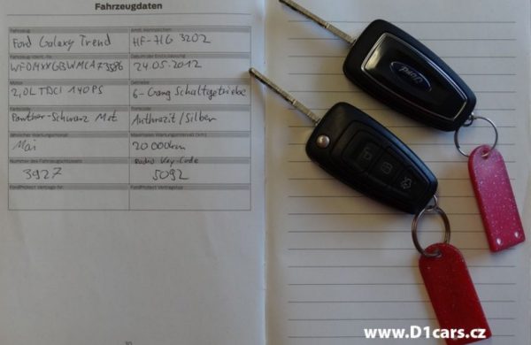 Ford Galaxy 2.0 TDCi ZIMNÍ PAKET, nabídka A153/16