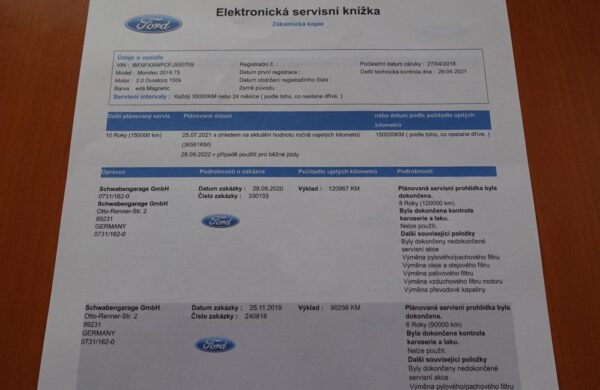 Ford Mondeo 2.0TDCi Titanium BLIS, ZIMNÍ PAKET, nabídka A154/21