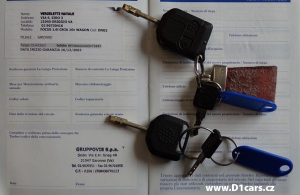 Ford Focus 1.6i 16V GHIA, nabídka A157/16