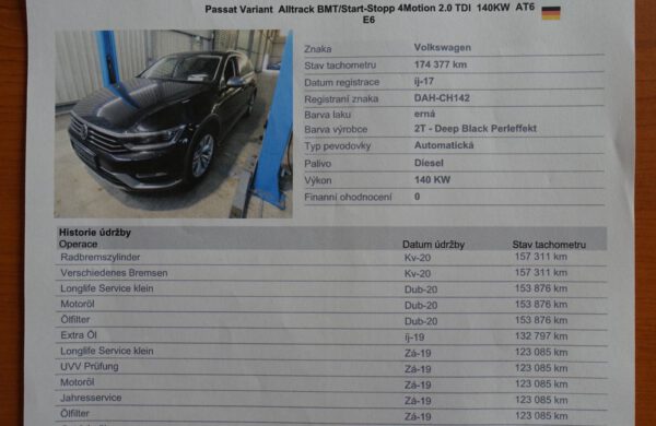 Volkswagen Passat 2.0TDi ALLTRACK 140kW DSG Bi-XENONY, nabídka A157/21