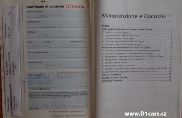 Toyota Corolla Verso 2.0 D4D DIGI KLIMA, nabídka A158/16