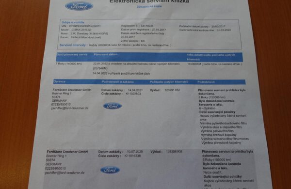 Ford Grand C-MAX 2.0TDCi, ZIMNÍ PAKET, SYNC 3, nabídka A168/21