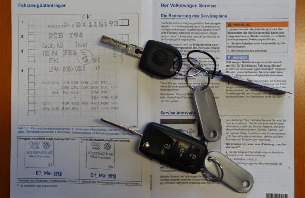 Volkswagen Caddy 2.0TDi 103kW 5 MÍST, KŘÍDLOVÉ DVEŘE, nabídka A16/19
