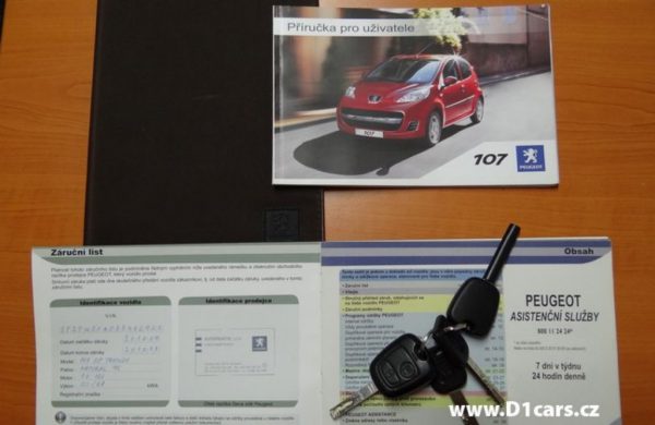 Peugeot 107 1.0 Trendy KLIMA, 1.MAJITEL, ČR, SERVISNÍ KNÍŽKA, nabídka A177/14