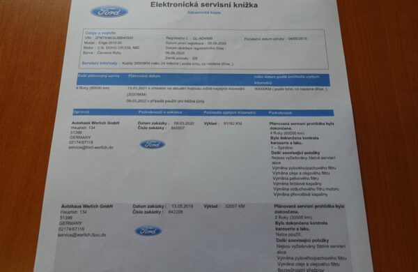 Ford Edge 2.0TDCi Titanium, AWD,BLIS,  LED SV, nabídka A178/21