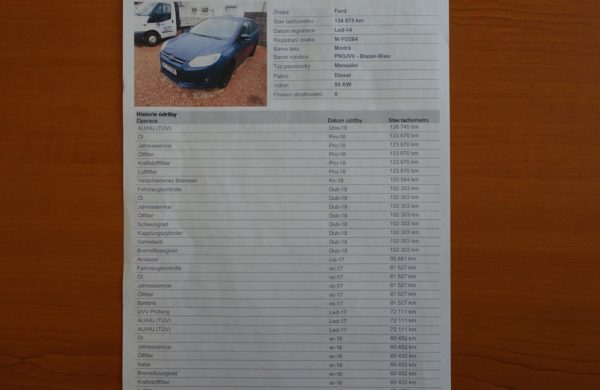 Ford Focus 1.6 TDCi DIGI KLIMA, ZIMNÍ PAKET, nabídka A179/19