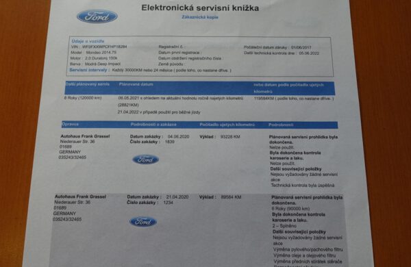 Ford Mondeo 2.0TDCi NEZ.TOPENÍ, LED SVĚTLA, nabídka A181/21