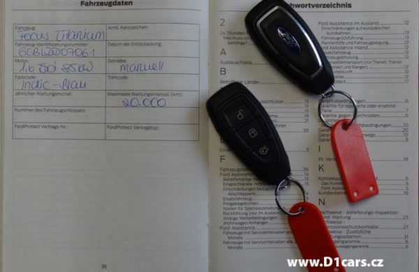 Ford Focus 1.6 TDCi 85 kW Titanium ZIMNÍ PAKET, nabídka A182/16