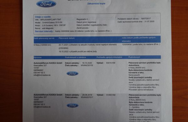 Ford S-MAX 2.0 TDCi Titanium LEDsv. ACC Temp., nabídka A187/21