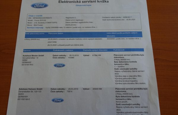 Ford Focus 2.0TDCi ZIMNÍ PAKET, BLIS, nabídka A191/21