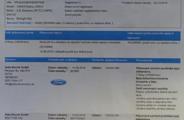 Ford S-MAX 2.0TDCi Titanium XENONY,ZIMNÍ PAKET, nabídka A19/19