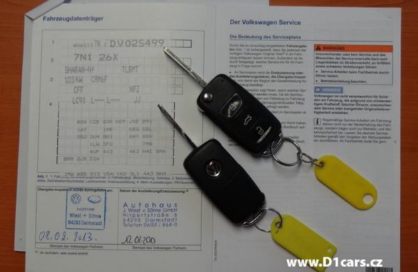 Volkswagen Sharan 2.0 TDi 7 MÍST PANORAMA,KAMERA,NAVI, nabídka A203/17
