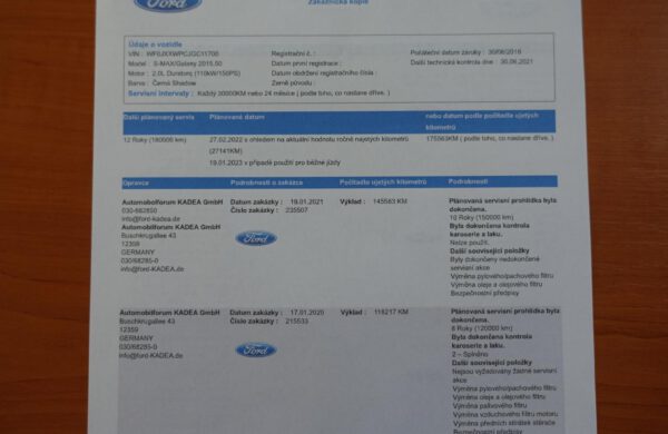 Ford S-MAX 2.0 TDCi Titanium ACC Temp. Kamera, nabídka A209/21