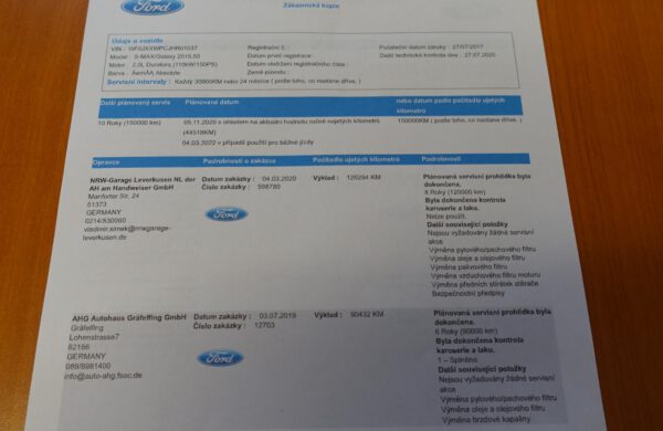 Ford S-MAX 2.0 TDCi Titanium NEZ. TOPENÍ, SYNC, nabídka A213/20