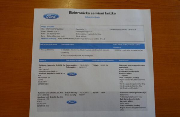 Ford Mondeo 2.0TDCi ZIMNÍ PAKET, SYNC 3, nabídka A216/21