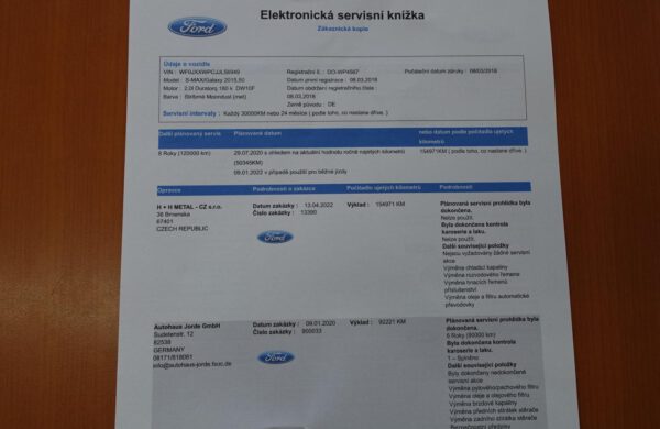 Ford S-MAX 2.0 TDCi Titanium AWD 132 kW, nabídka A227/21