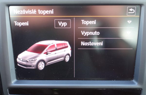 Volkswagen Touran 2.0 TDi DSG, NEZ.TOPENÍ,KAMERA,NAVI, nabídka A234/19