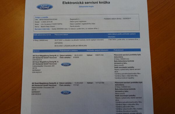 Ford C-MAX 2.0 TDCi ZIMNÍ PAKET, BLIS, nabídka A236/21