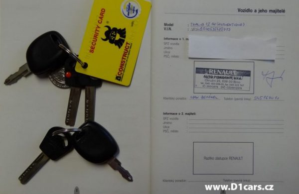 Renault Thalia 1.2i 16V, 1.MAJITEL, KOUPENO V ČR, nabídka A23/16