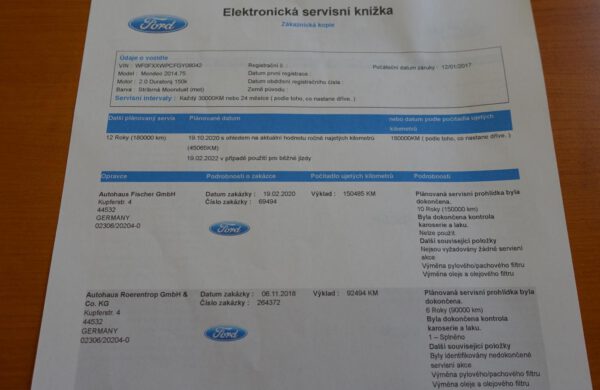 Ford Mondeo 2.0 TDCi, CZ NAVI, BLIS, SYNC 3, nabídka A244/20