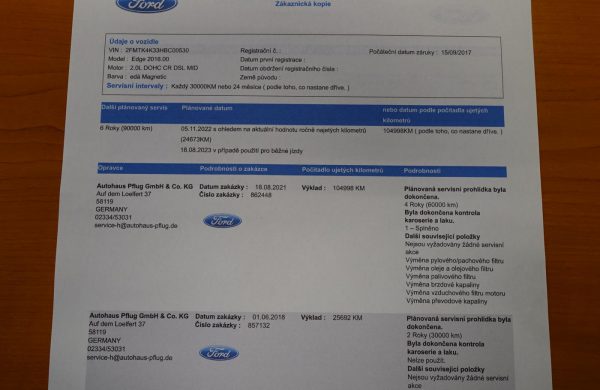 Ford Edge 2.0 TDCi Bi-Turbo 155kW LED světla, nabídka A258/21