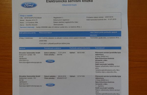 Ford Mondeo 2.0 TDCi 132 kW Titanium LED SVĚTLA, nabídka A267/19