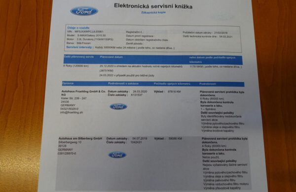 Ford S-MAX 2.0 TDCi Titanium LED SVĚTLA, nabídka A272/21