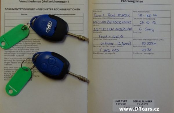 Ford Transit 2.2 TDCi TREND, 9 MÍST, KLIMA, SKLO, nabídka A27/17