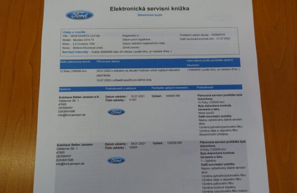 Ford Mondeo 2.0 TDCi ZIMNÍ PAKET, SYNC 3, nabídka A282/21