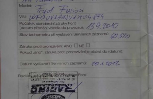 Ford Fusion 1.4 TDCi DIGI KLIMA, VYHŘ. SKLO, nabídka A30/14
