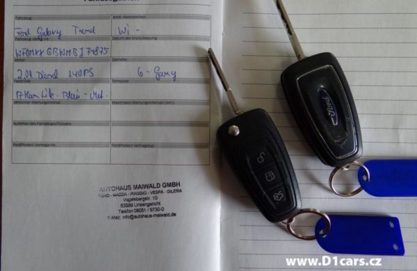 Ford Galaxy 2.0 TDCi NAVIGACE CZ, ZIMNÍ PAKET, nabídka A31/15