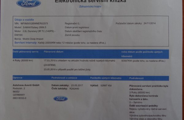 Ford Galaxy 2.0 TDCi DIGI KLIMA, ZIMNÍ PAKET, nabídka A38/18