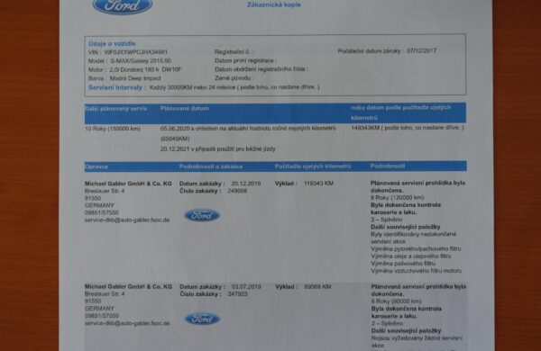 Ford S-MAX 2.0TDCi Titanium REZERVOVÁNO!, nabídka A47/21