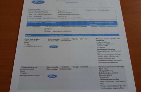 Ford S-MAX 2.0TDCi SYNC 3, ZIMNÍ PAKET, nabídka A54/21