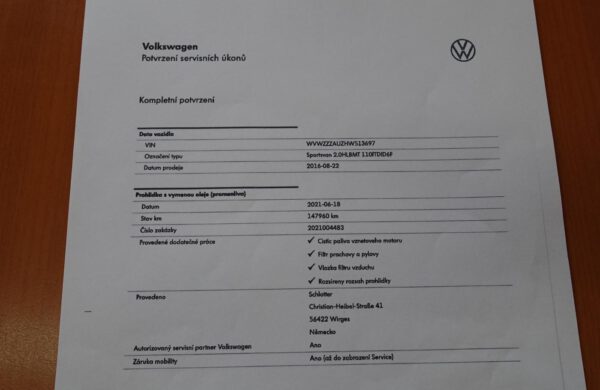 Volkswagen Golf Sportsvan 2.0 TDi DSG Highline, nabídka A57/22