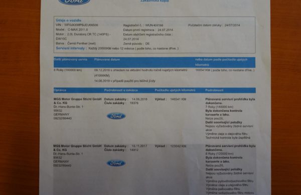 Ford C-MAX 2.0 TDCi XENONY, ZIMNÍ PAKET, NAVI, nabídka A58/19